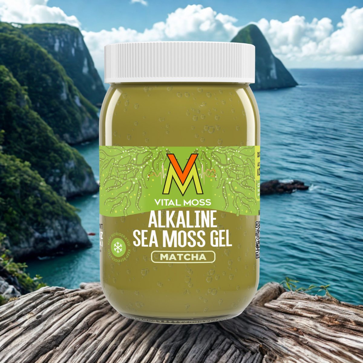 Alkaline Sea Moss Gel Matcha