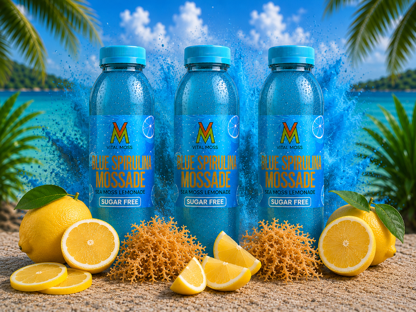 Alkaline Blue Spiru Mossade 3 Pack