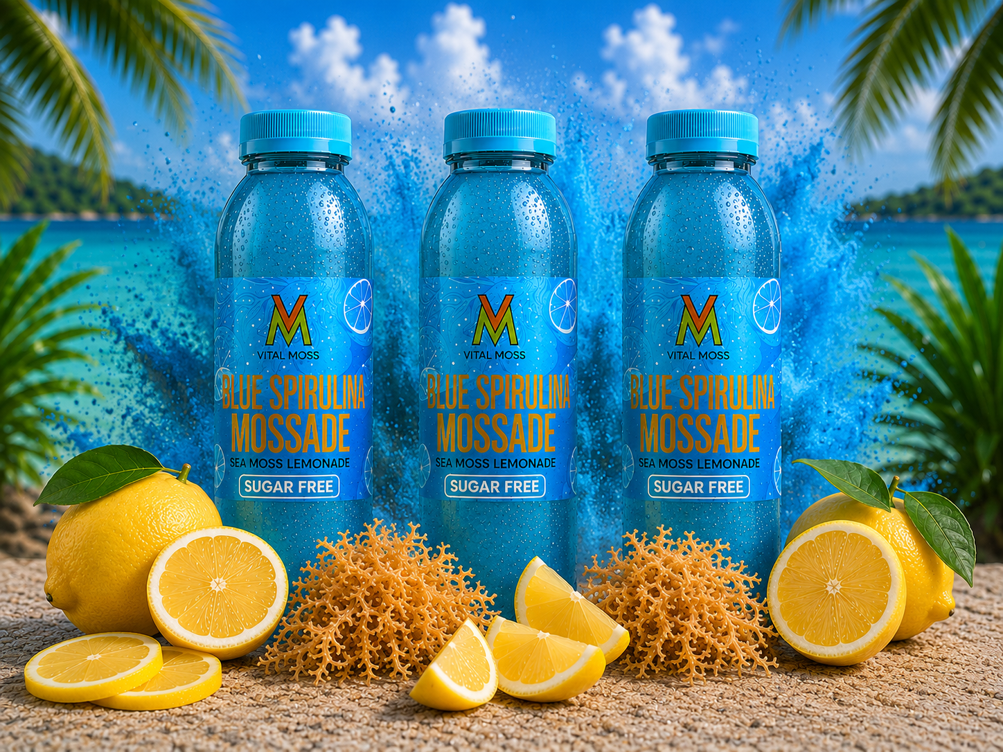 Alkaline Blue Spiru Mossade 3 Pack
