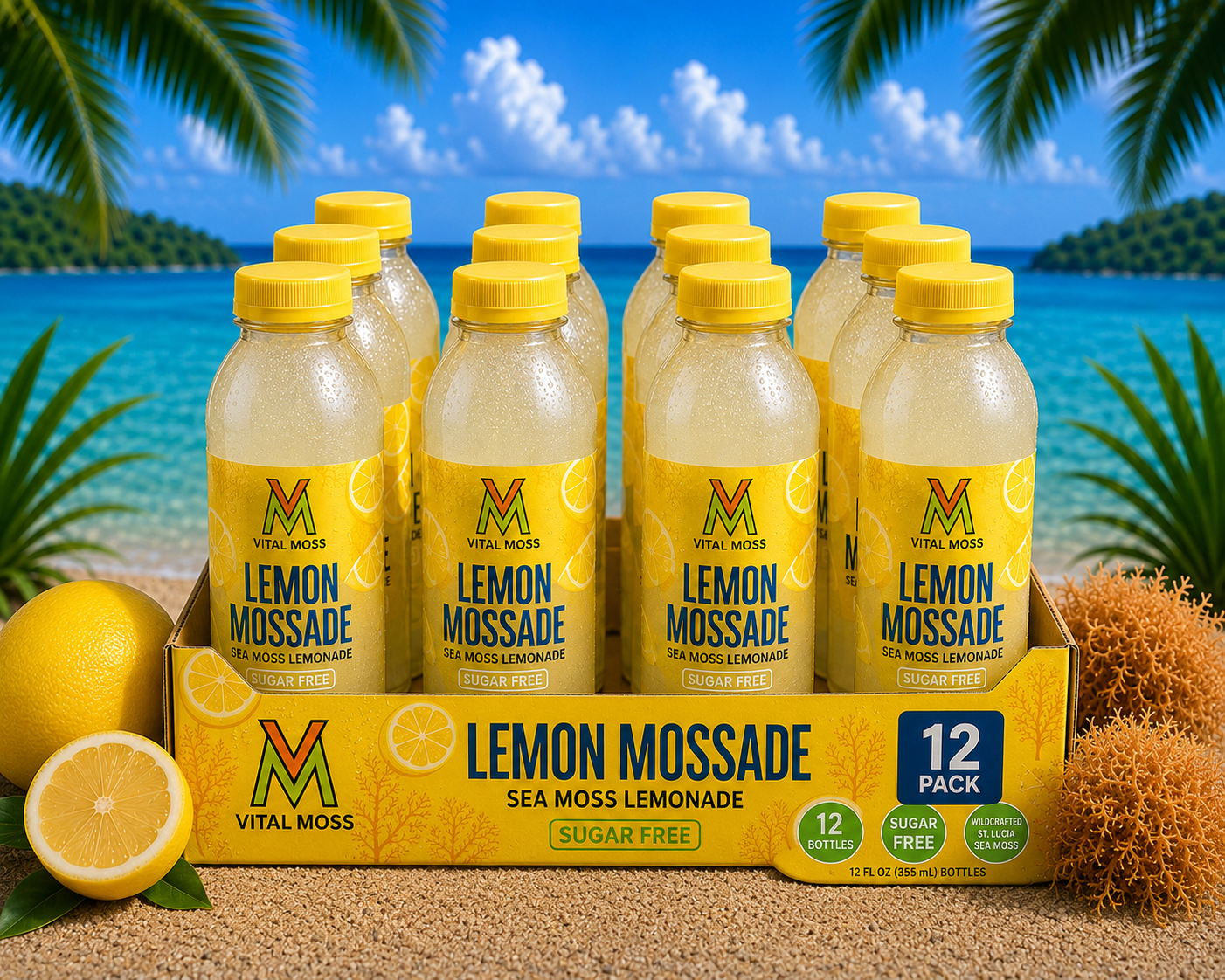 Alkaline Lemon Mossade (1 Case 12 Pack)