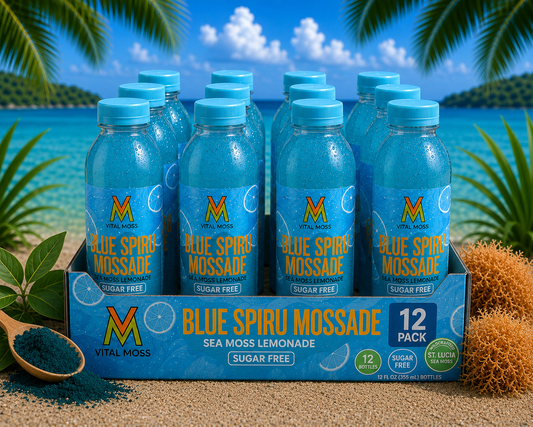Alkaline Blue Spiru Mossade (1 Case 12 Pack)